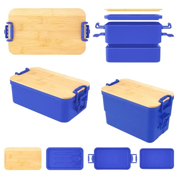 Mega Bites Stackable Bento Box... from ASI 61125 Hit Promotional Products / Hit®