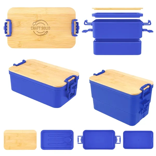 Mega Bites Stackable Bento Box... from ASI 61125 Hit Promotional Products / Hit®