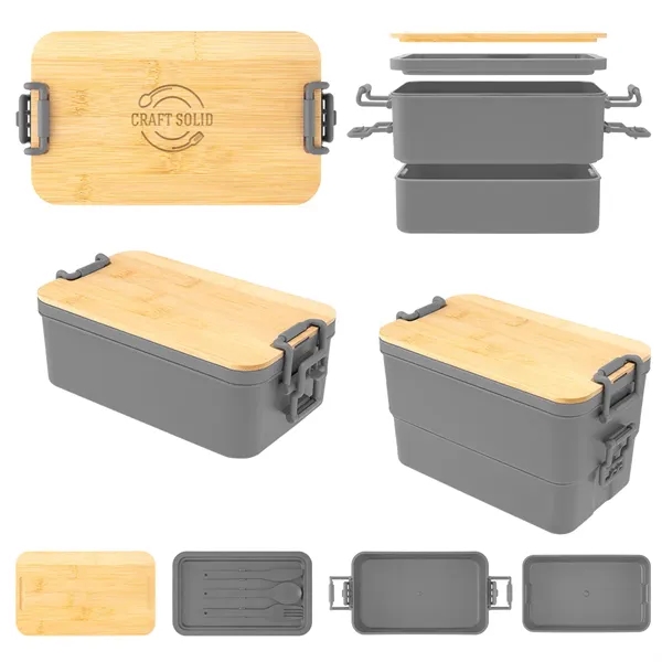 Mega Bites Stackable Bento Box... from ASI 61125 Hit Promotional Products / Hit®