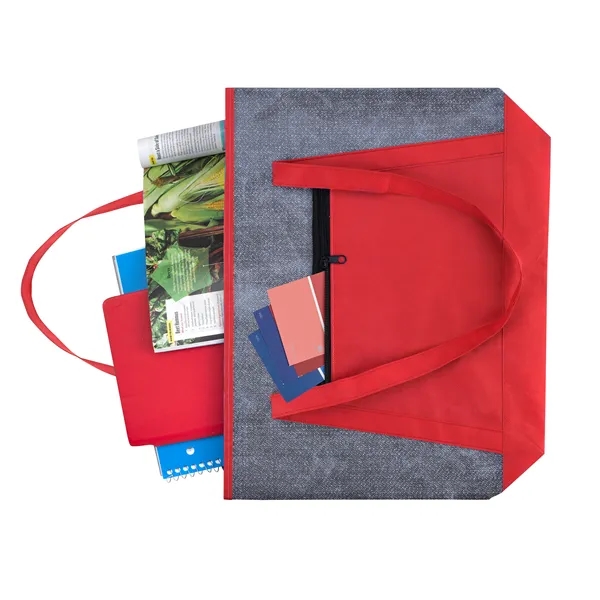 Heathered RPET Non-Woven Tote... from ASI 40480 Koozie Group