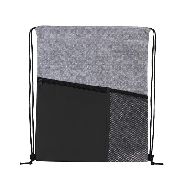 Heathered RPET Non-Woven Drawstring Backpack... from ASI 40480 Koozie Group