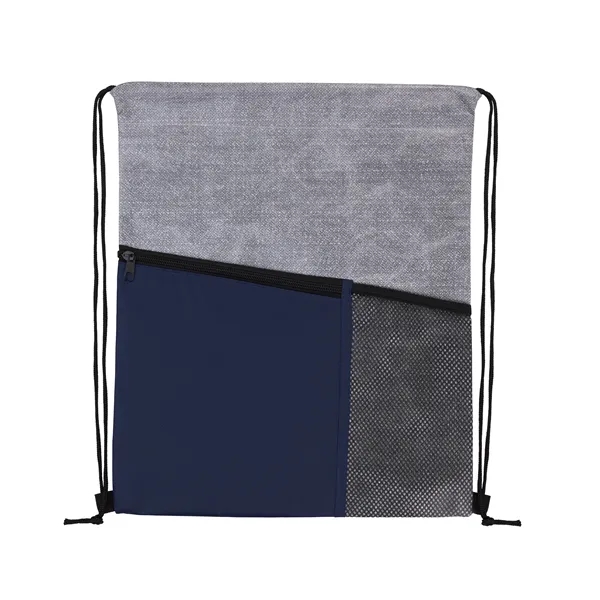 Heathered RPET Non-Woven Drawstring Backpack... from ASI 40480 Koozie Group