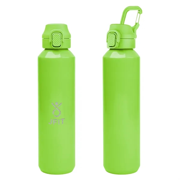 Item #50318 27 Oz. Travis Recycled Aluminum Bottle With Carabiner