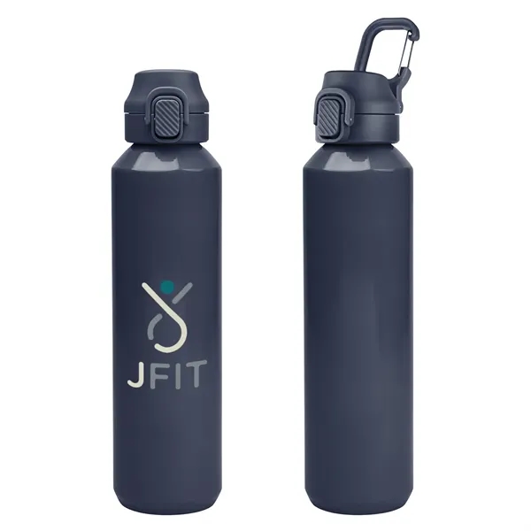 Item #50318 27 Oz. Travis Recycled Aluminum Bottle With Carabiner