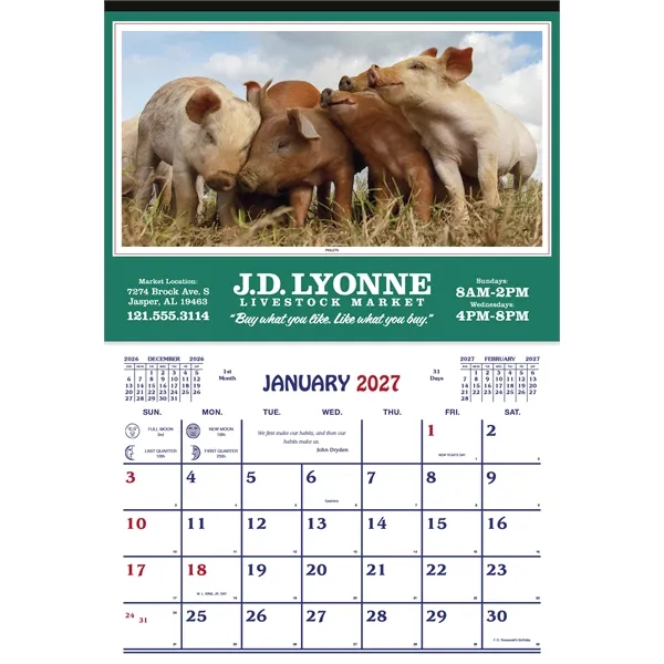 Farm Calendar... from ASI 40480 Koozie Group