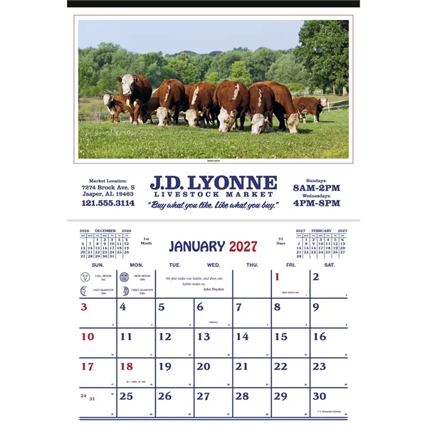 Farm Calendar... from ASI 40480 Koozie Group