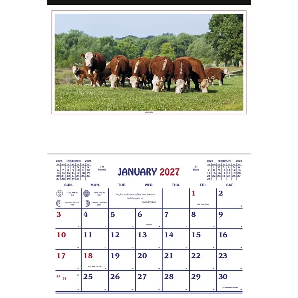Farm Calendar... from ASI 40480 Koozie Group