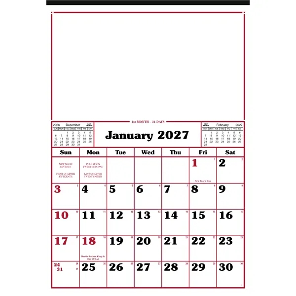 Commercial 12-Sheet Calendar... from ASI 40480 Koozie Group