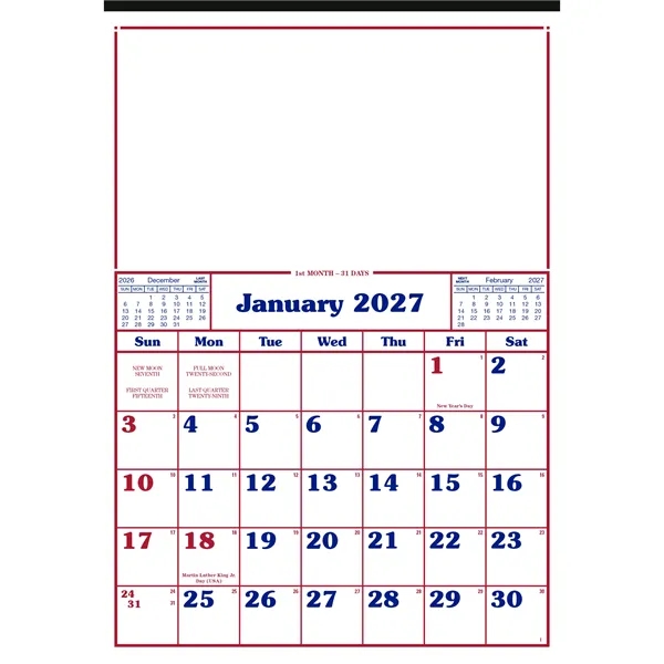 Commercial 12-Sheet Calendar... from ASI 40480 Koozie Group