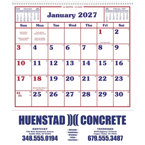 Home/Office Appointment Calendar... from ASI 40480 Koozie Group