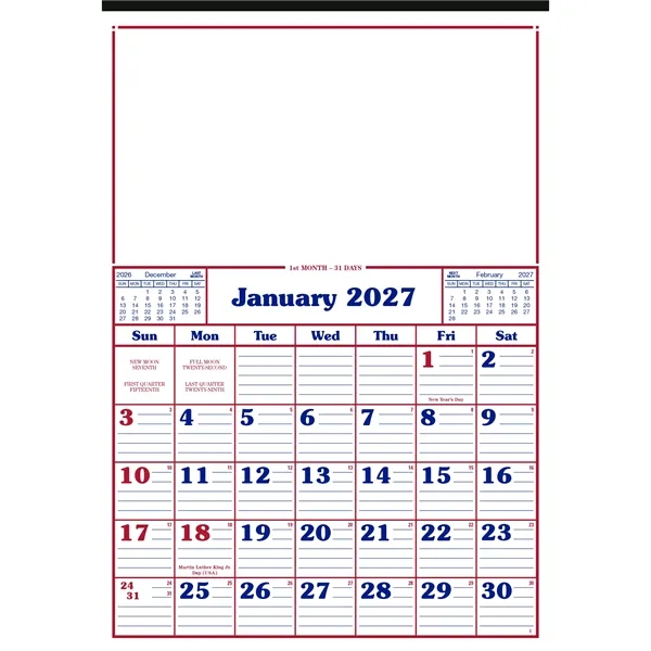 Commercial 12-Sheet Calendar... from ASI 40480 Koozie Group