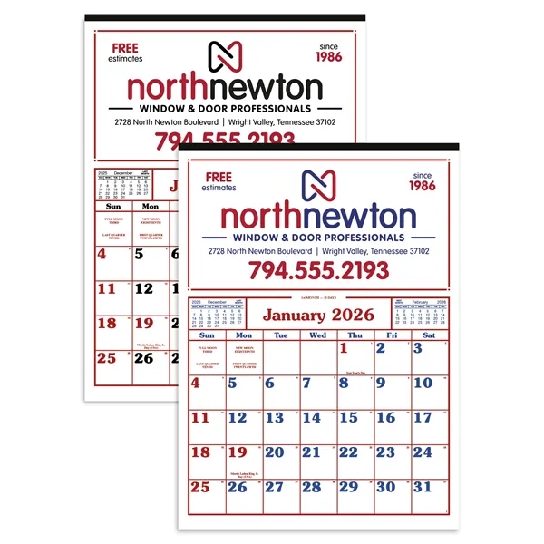 Commercial 12-Sheet Calendar... from ASI 40480 Koozie Group