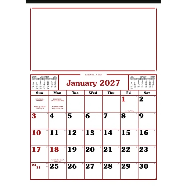 Commercial 12-Sheet Calendar... from ASI 40480 Koozie Group