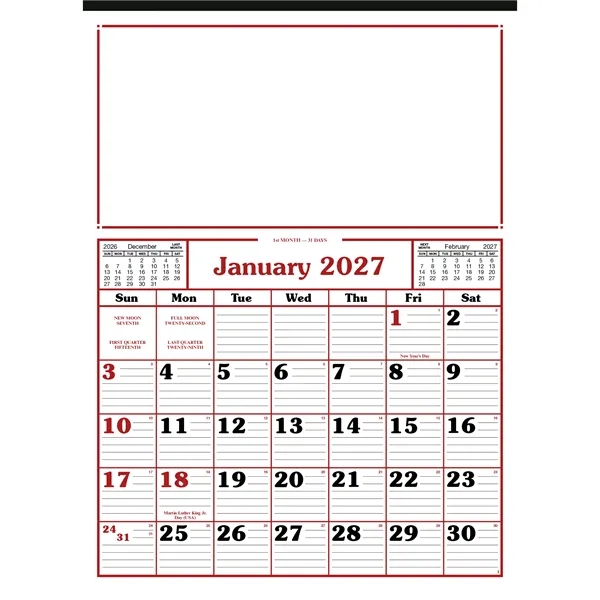 Commercial 12-Sheet Calendar... from ASI 40480 Koozie Group