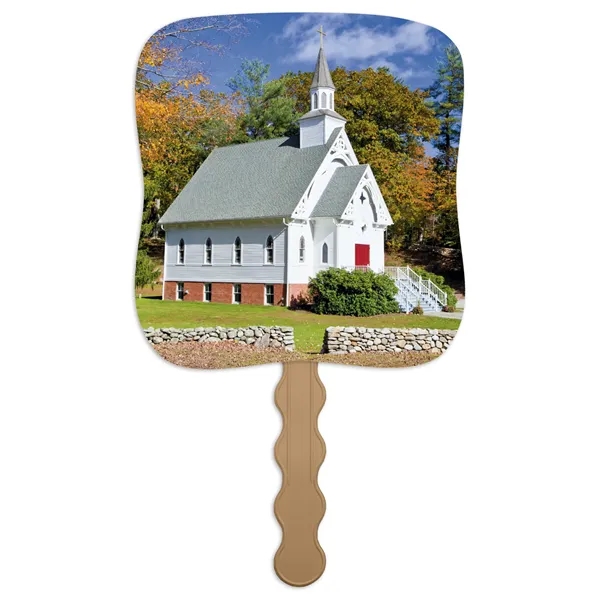 Little White Church - Pictorial Fan... from ASI 40480 Koozie Group