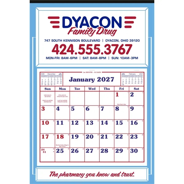 Apron Calendar... from ASI 40480 Koozie Group
