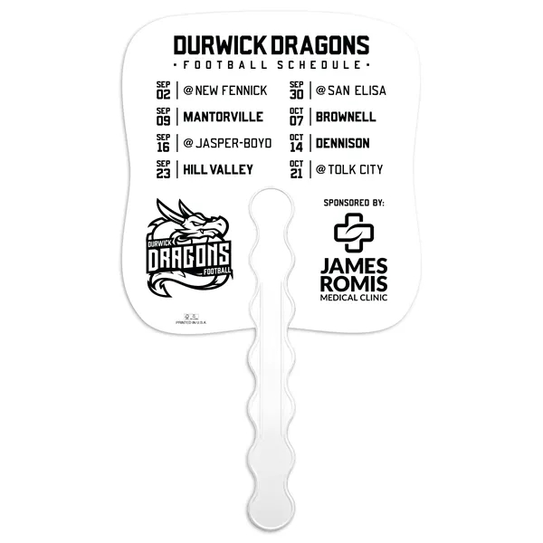 White Stock Fans... from ASI 40480 Koozie Group