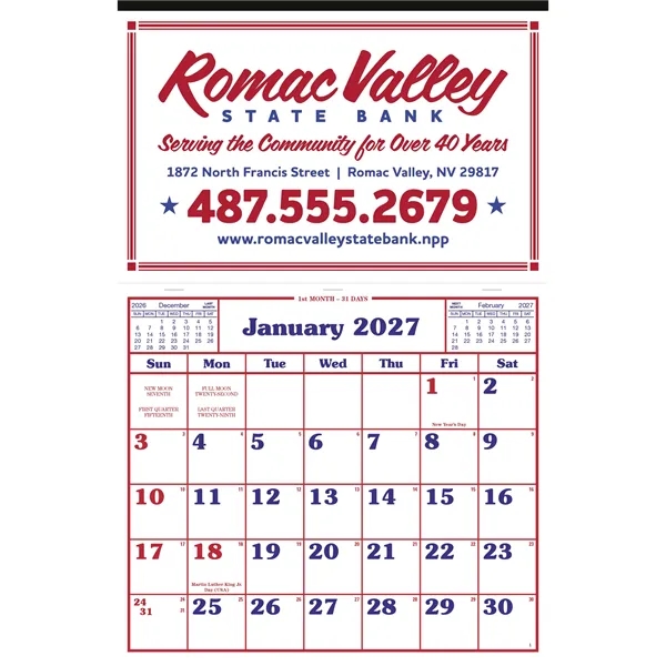 Apron Style Calendar... from ASI 40480 Koozie Group