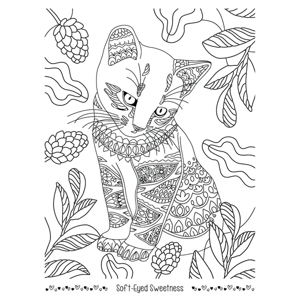 Good Value™ Unwind with Pets Adult Coloring Book... from ASI 40480 Koozie Group
