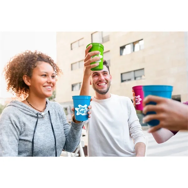 Garyline® Cups-on-the-Go Stadium Cup - 12 oz.... from ASI 40480 Koozie Group