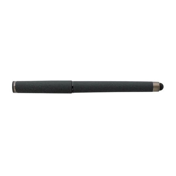 Good Value™ Cali Stylus Gunmetal Suede RABS Pen... from ASI 40480 Koozie Group