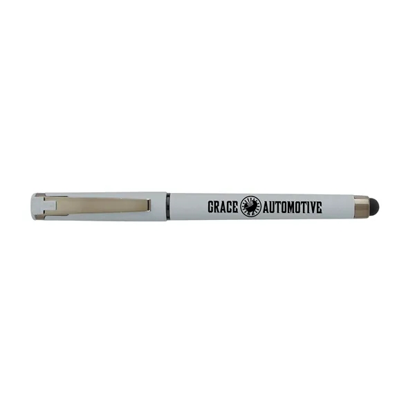Good Value™ Cali Stylus Gunmetal Suede RABS Pen... from ASI 40480 Koozie Group