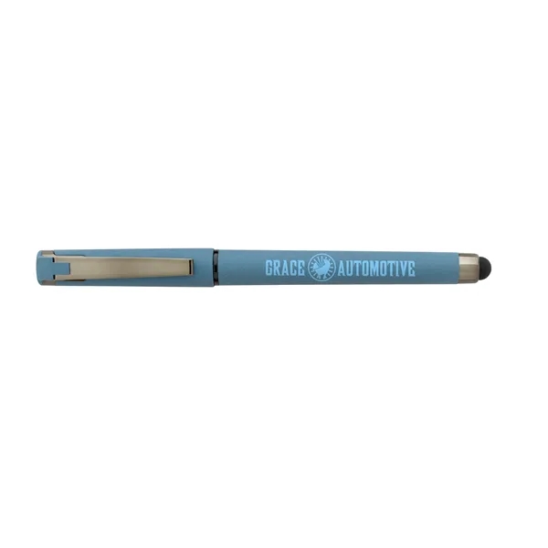 Good Value™ Cali Stylus Gunmetal Suede RABS Pen... from ASI 40480 Koozie Group