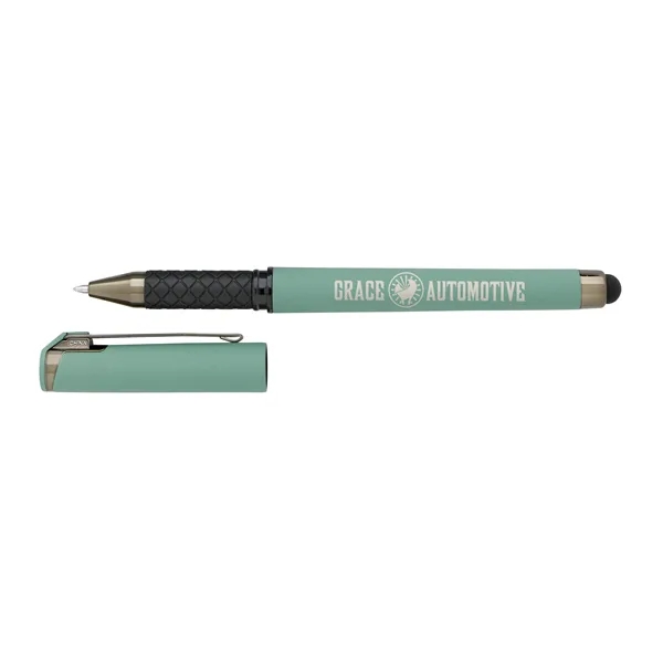Good Value™ Cali Stylus Gunmetal Suede RABS Pen... from ASI 40480 Koozie Group