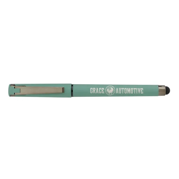 Good Value™ Cali Stylus Gunmetal Suede RABS Pen... from ASI 40480 Koozie Group