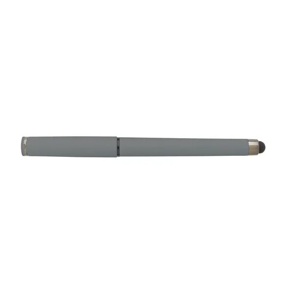 Good Value™ Cali Stylus Gunmetal Suede RABS Pen... from ASI 40480 Koozie Group