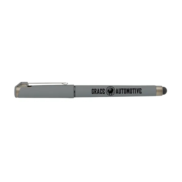 Good Value™ Cali Stylus Gunmetal Suede RABS Pen... from ASI 40480 Koozie Group