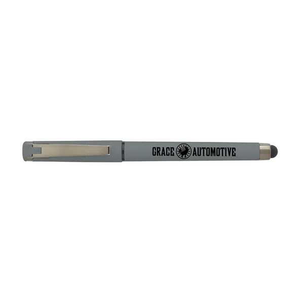 Good Value™ Cali Stylus Gunmetal Suede RABS Pen... from ASI 40480 Koozie Group