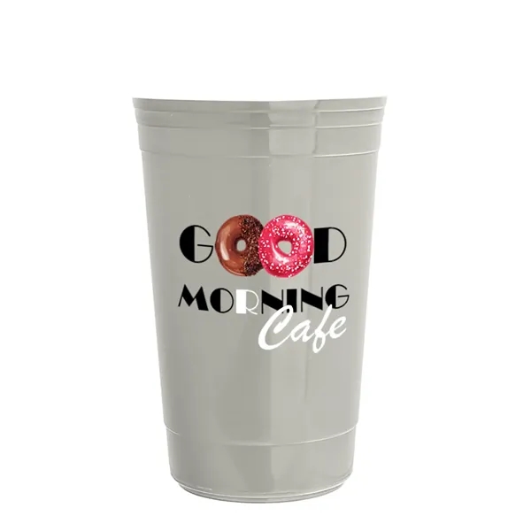 16 oz. Double-Wall insulated travel/coffee cup with sip-through lid.... from ASI 40480 Koozie Group