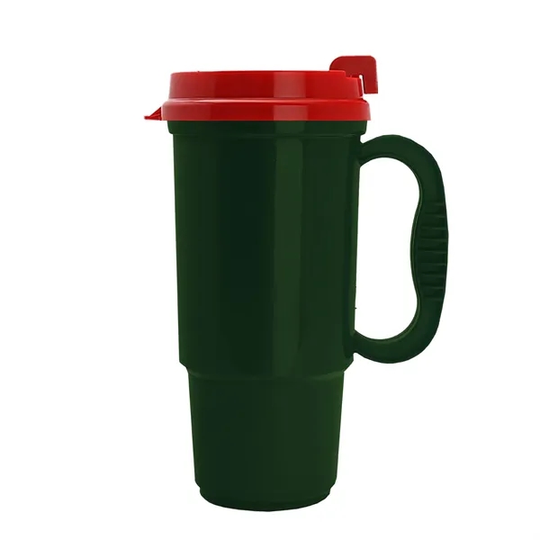 Insulated 16 oz. auto mug, BPA/BPS free, reusable and recyclable polypropylene.... from ASI 40480 Koozie Group
