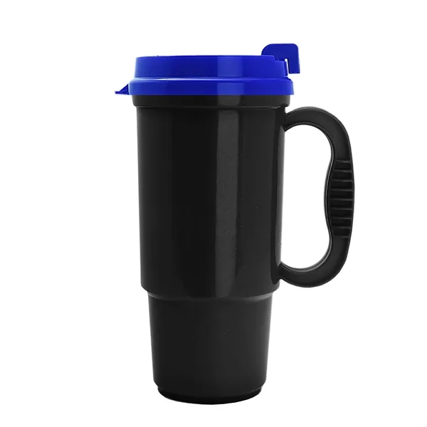 Insulated 16 oz. auto mug, BPA/BPS free, reusable and recyclable polypropylene.... from ASI 40480 Koozie Group
