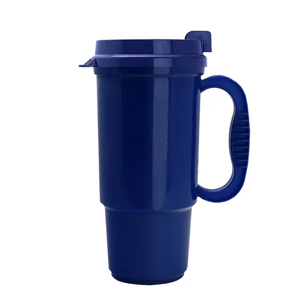 Insulated 16 oz. auto mug, BPA/BPS free, reusable and recyclable polypropylene.... from ASI 40480 Koozie Group