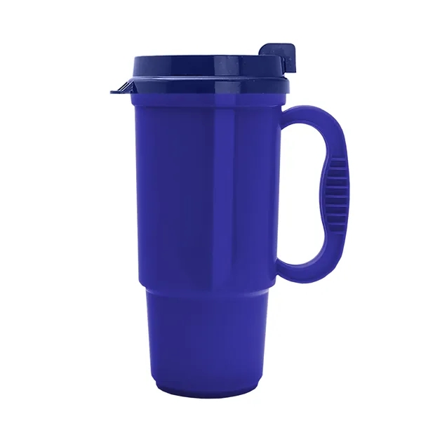 Insulated 16 oz. auto mug, BPA/BPS free, reusable and recyclable polypropylene.... from ASI 40480 Koozie Group