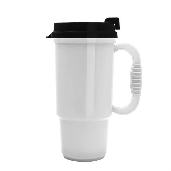 Insulated 16 oz. auto mug, BPA/BPS free, reusable and recyclable polypropylene.... from ASI 40480 Koozie Group