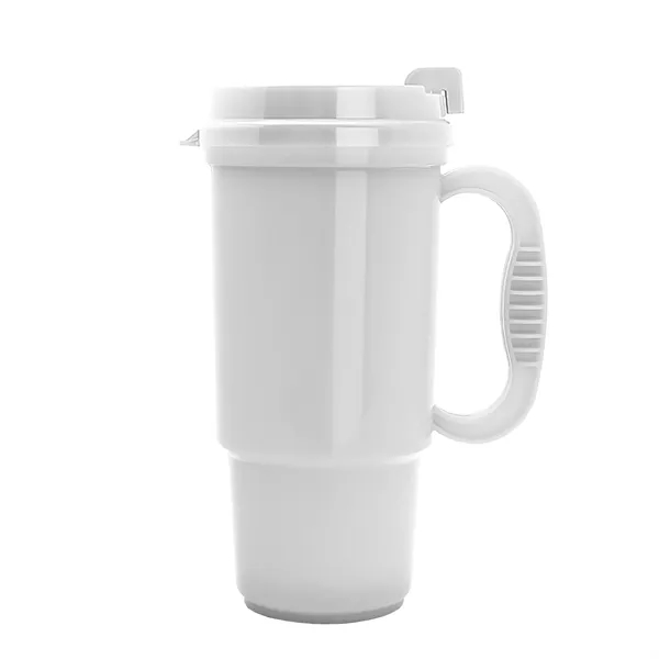 Insulated 16 oz. auto mug, BPA/BPS free, reusable and recyclable polypropylene.... from ASI 40480 Koozie Group