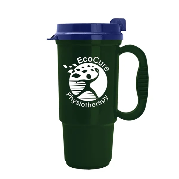 Insulated 16 oz. auto mug, BPA/BPS free, reusable and recyclable polypropylene.... from ASI 40480 Koozie Group