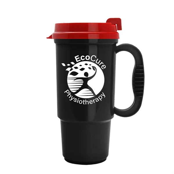 Insulated 16 oz. auto mug, BPA/BPS free, reusable and recyclable polypropylene.... from ASI 40480 Koozie Group