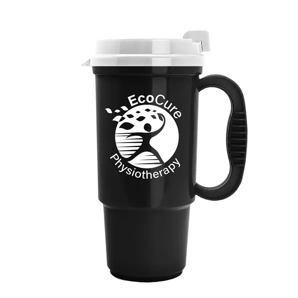 Insulated 16 oz. auto mug, BPA/BPS free, reusable and recyclable polypropylene.... from ASI 40480 Koozie Group
