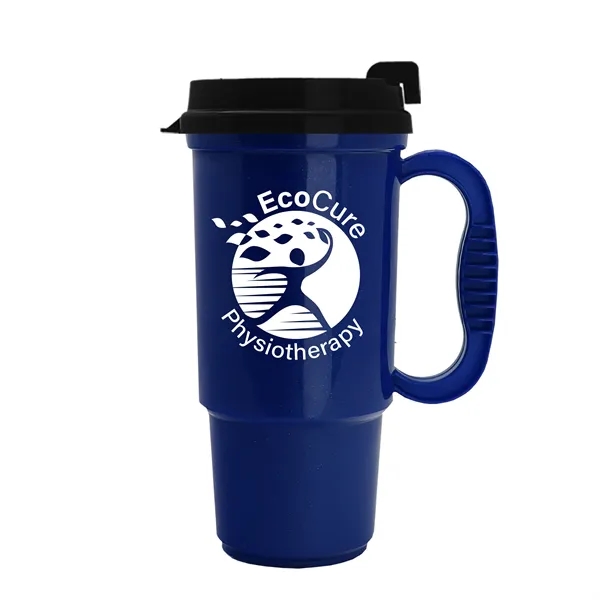 Insulated 16 oz. auto mug, BPA/BPS free, reusable and recyclable polypropylene.... from ASI 40480 Koozie Group