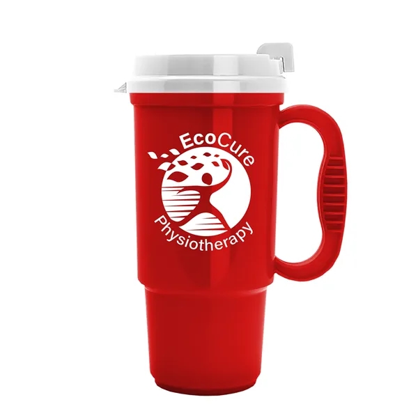 Insulated 16 oz. auto mug, BPA/BPS free, reusable and recyclable polypropylene.... from ASI 40480 Koozie Group