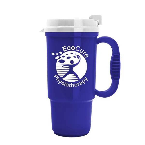 Insulated 16 oz. auto mug, BPA/BPS free, reusable and recyclable polypropylene.... from ASI 40480 Koozie Group