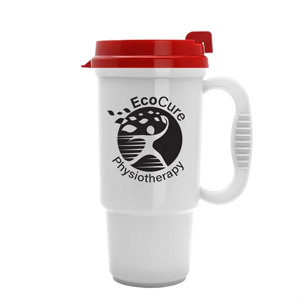 Insulated 16 oz. auto mug, BPA/BPS free, reusable and recyclable polypropylene.... from ASI 40480 Koozie Group