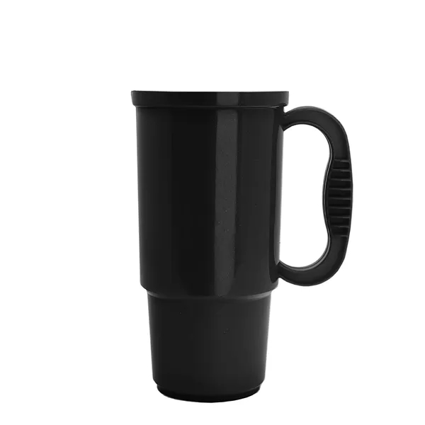 Insulated 16 oz. auto mug, BPA/BPS free, reusable and recyclable polypropylene.... from ASI 40480 Koozie Group