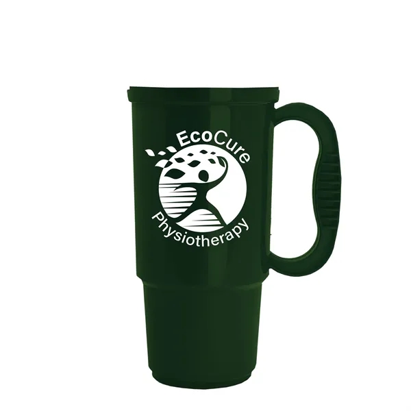 Insulated 16 oz. auto mug, BPA/BPS free, reusable and recyclable polypropylene.... from ASI 40480 Koozie Group