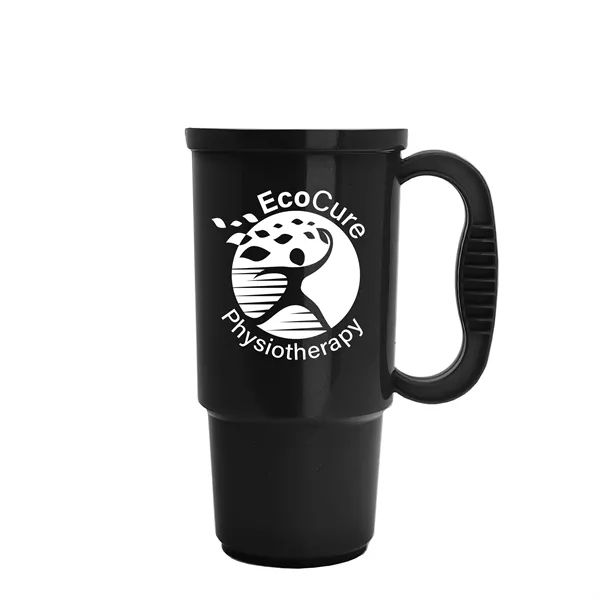 Insulated 16 oz. auto mug, BPA/BPS free, reusable and recyclable polypropylene.... from ASI 40480 Koozie Group