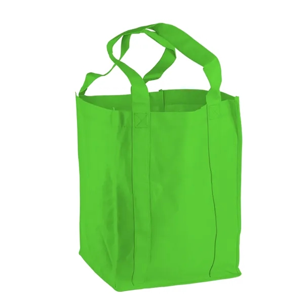 Non-woven polypropylene grocery tote bag, 12" wide, 14" H, and 8"... from ASI 40480 Koozie Group